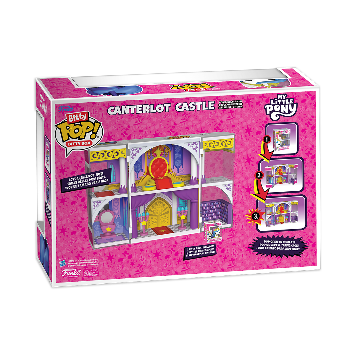 Набор фигурок Funko POP! Bitty Box My Little Pony - Canterlot Castle 89585 Кантерлотский замок, 2 шт — фото 1