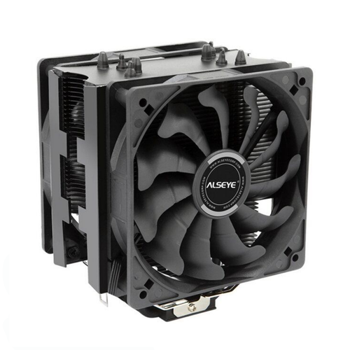 фото Процессорный кулер alseye s120d-b universal, tdp 135w