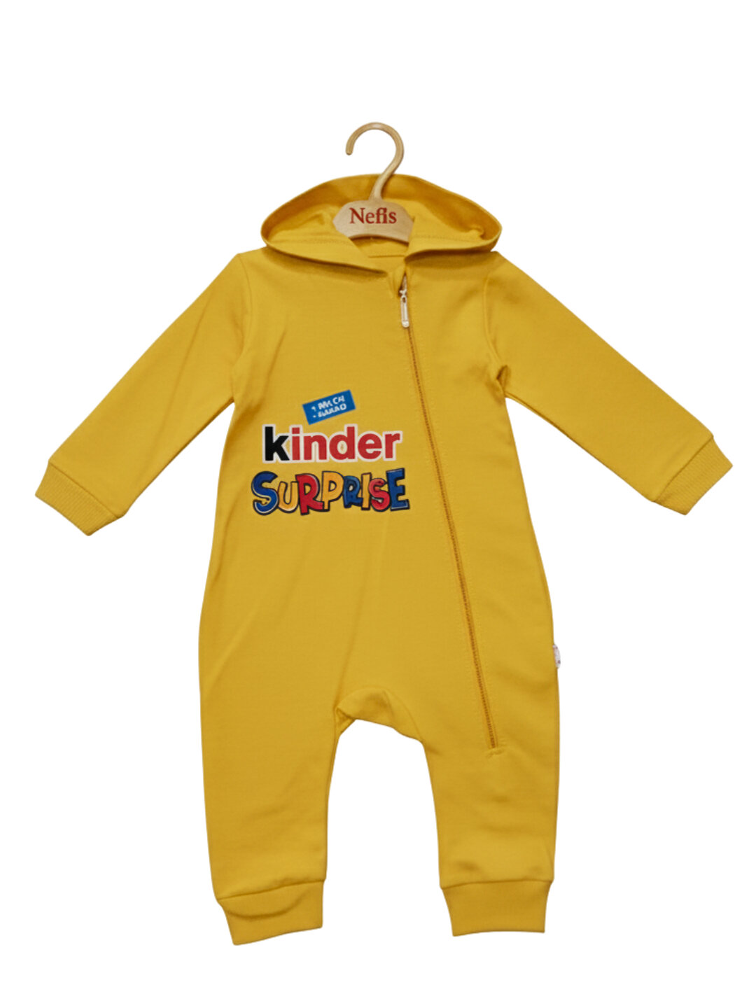 Комбинезон , размер 68, желтый — фото 1