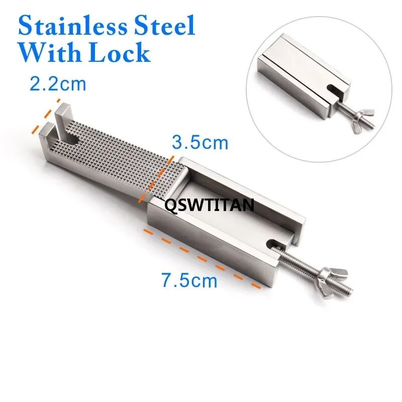 Дробилка для носа из нержавеющей стали QSWTITAN With Lock