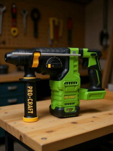 Изображение товара Аккумуляторный перфоратор Pro-Craft Professional PHA30 Maximum. Аккумулятор 8А. ч.