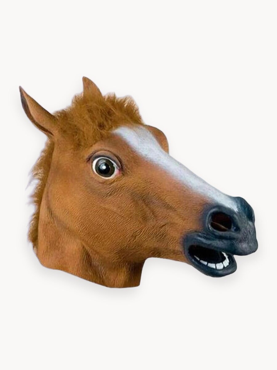 Маска карнавальная голова Лошади Коня
