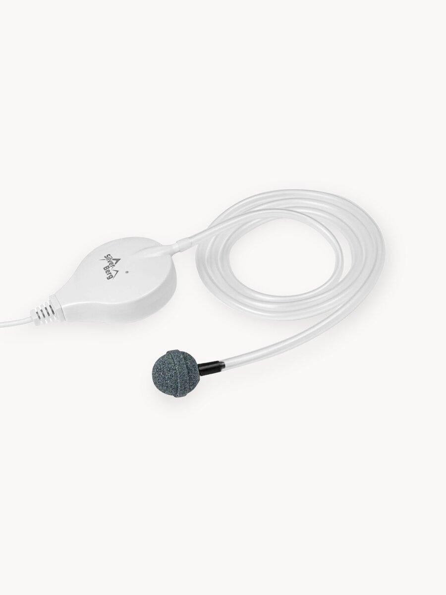 Пьезо тихий компрессор для аквариума, пьезокомпрессор бесшумный, беззвучный, компактный Silver Berg Piezo до 100л