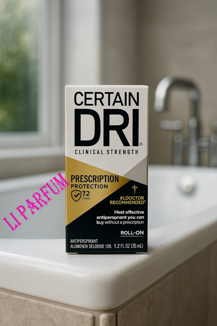 Антиперспирант Certain Dri Clinical Strength, 72 часа защиты, без рецепта