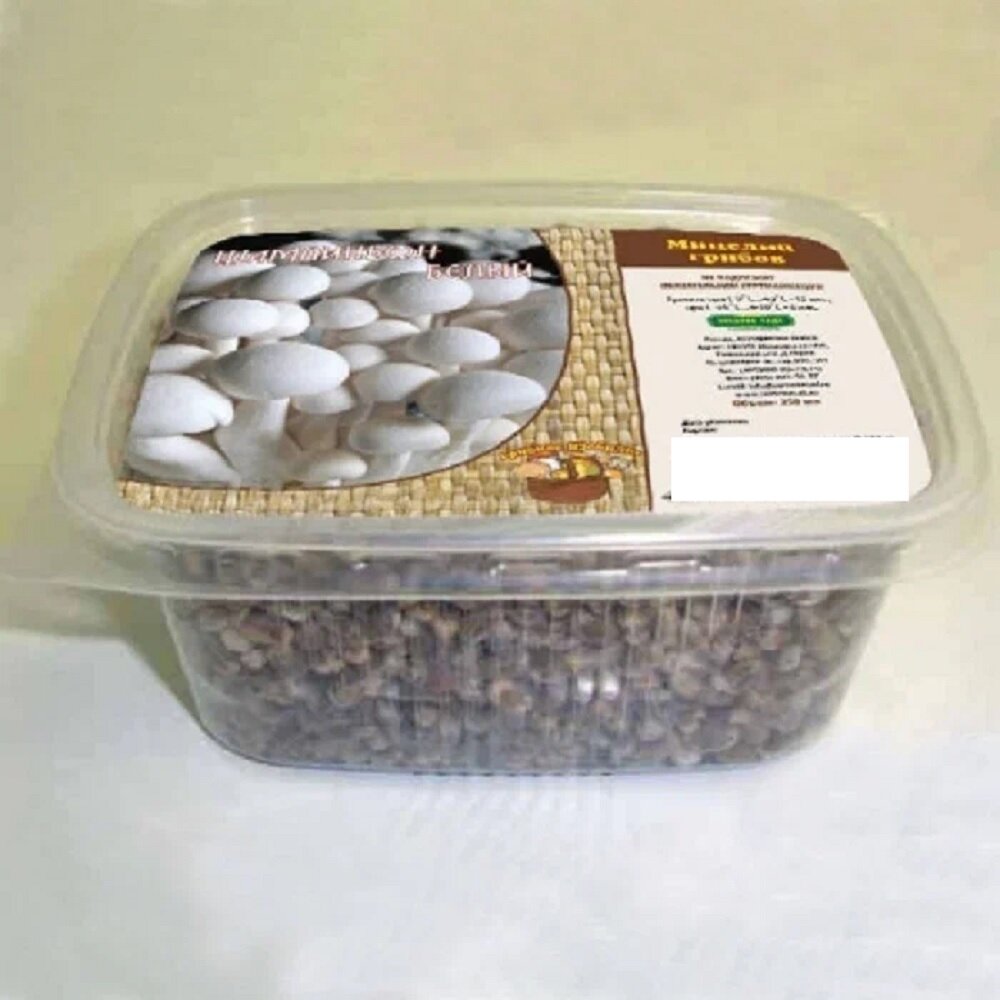 Мицелий грибов шампиньонов белых зерновой (125 г 250 мл)  шт