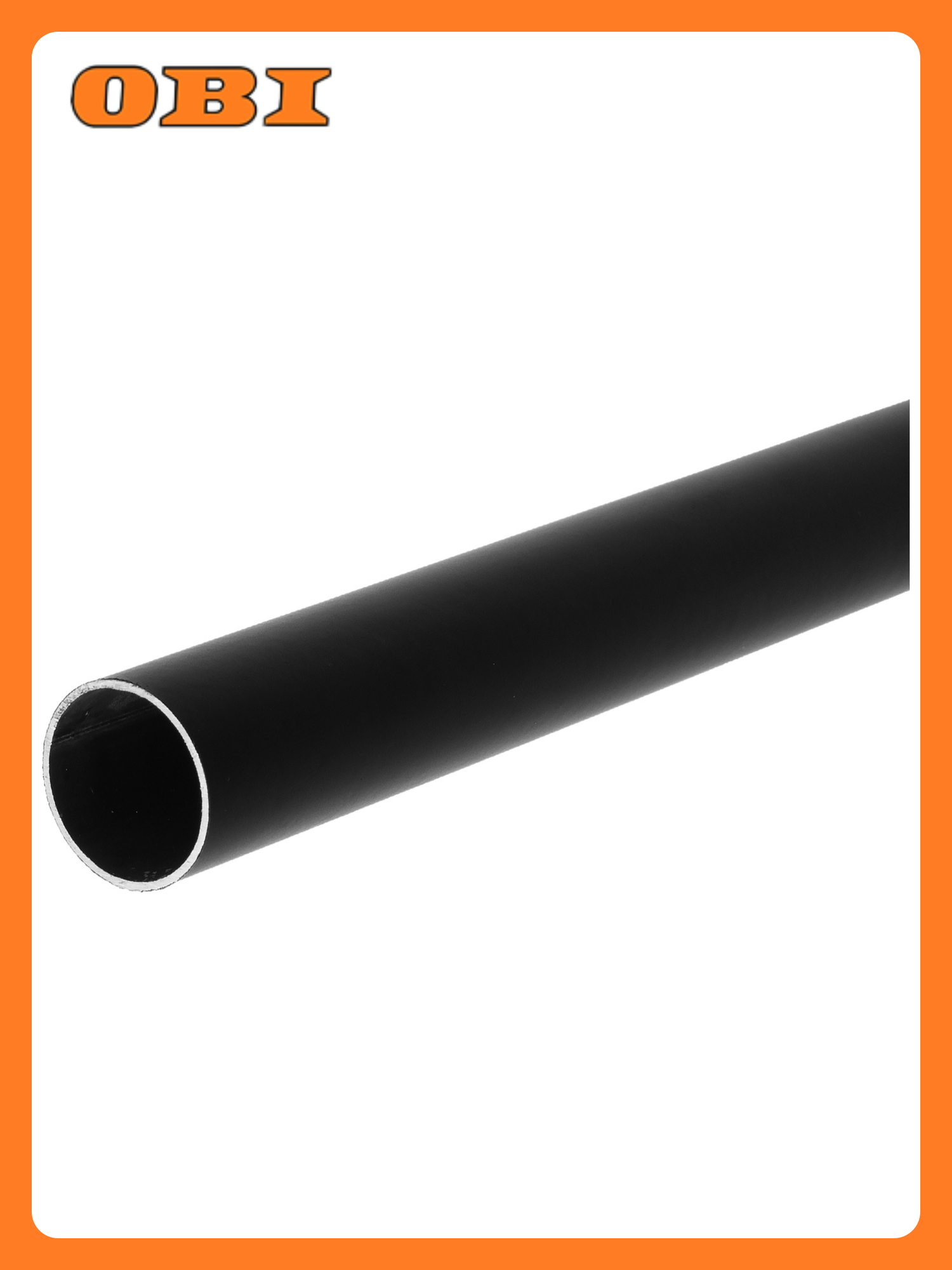 Труба PALLADIUM jt-16 сталь диаметр 2.5 см длина 200 см матовая черный