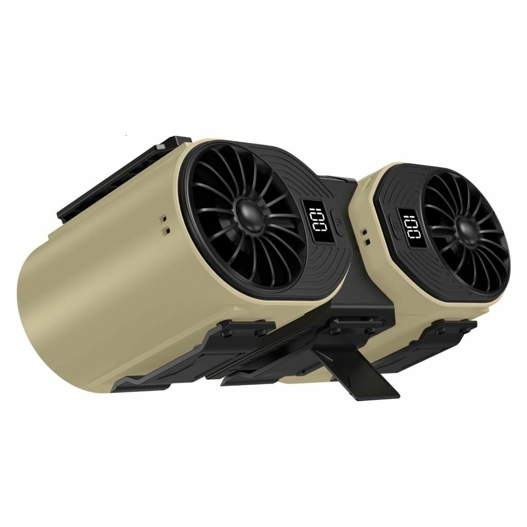 Ременный вентилятор для активного отдыха, Коричневый черный