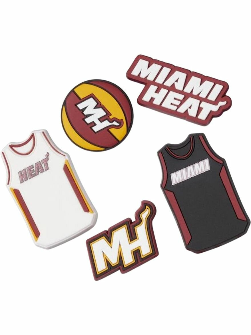 Джиббитсы 5 шт Унисекс 100% полимер Croslite черный; белый 10011799