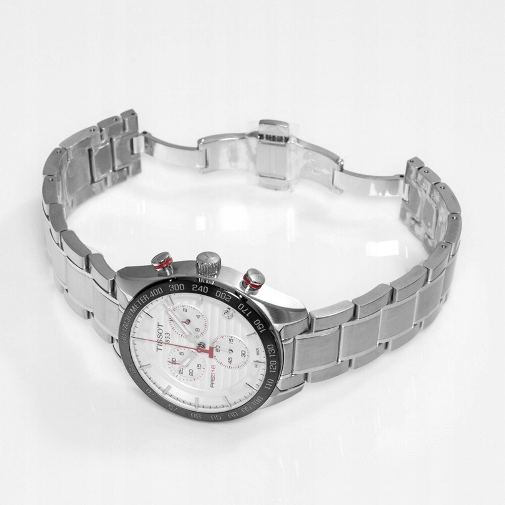 Наручные часы TISSOT, серебряный, белый — фото 1