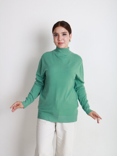 Водолазка , размер OneSize, лайм — фото 1