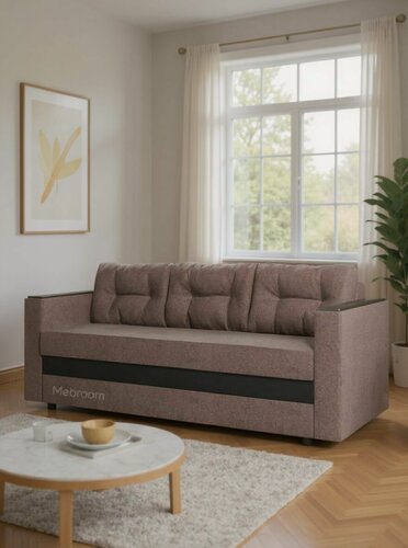 Изображение товара Диван-кровать прямой раскладной "Атлант" с ящиком для белья, рогожка