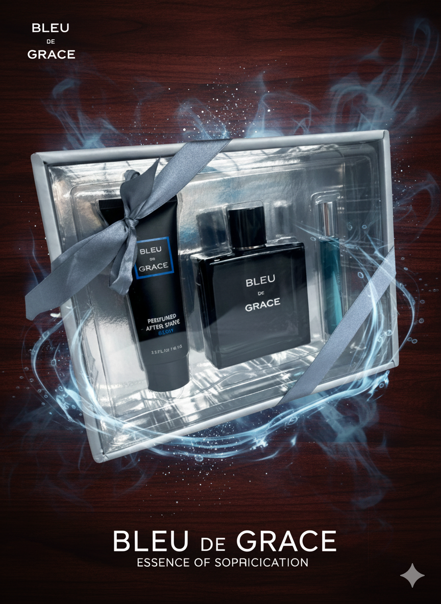 Подарочный набор Bleu de Grace, для Bleu de Grace – Эксклюзивная коллекция духов для мужчин
