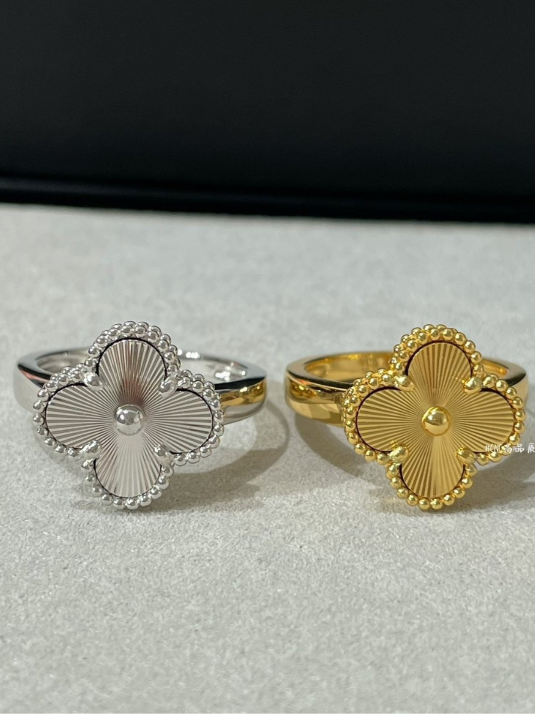 Женское кольцо бижутерия – в стиле Van Cleef — фото 1