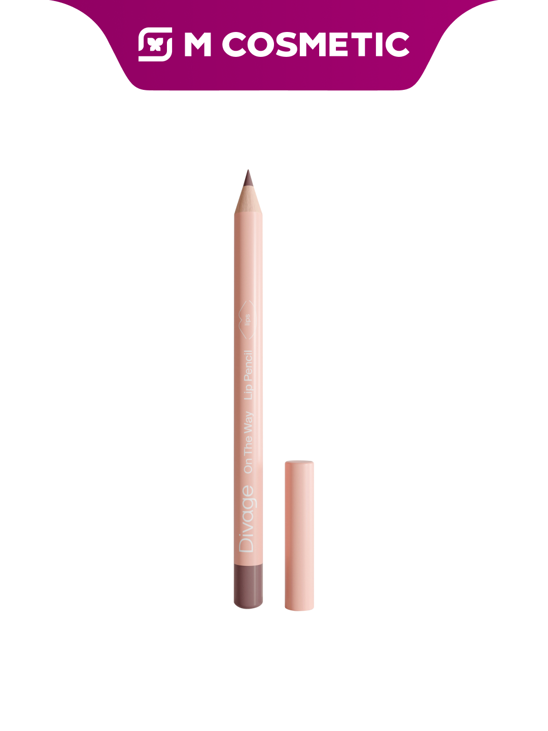 DIVAGE Карандаш для губ, Тон 08 мокко, вес 1,35г, насыщенный оттенок