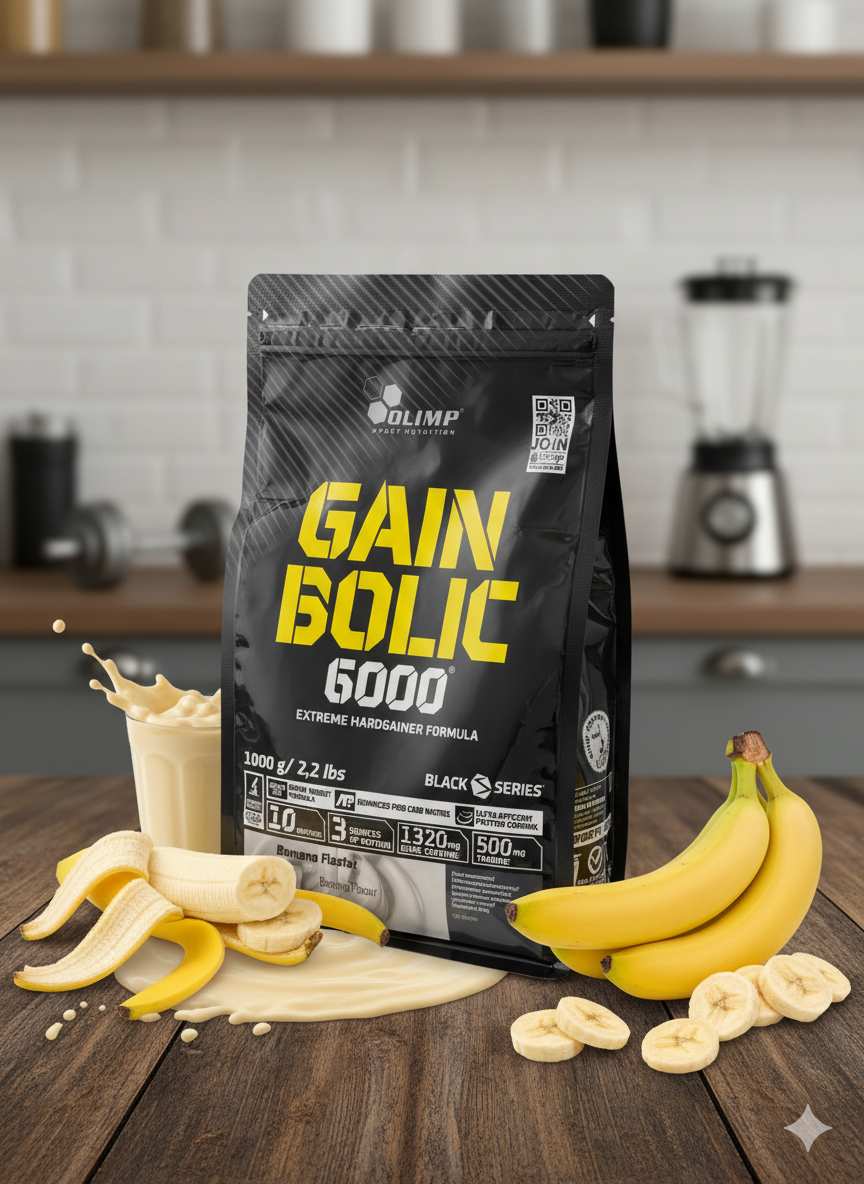 Гейнер Olimp GAIN BOLIC, для набора массы, 1 кг, Банан вкус, Banan