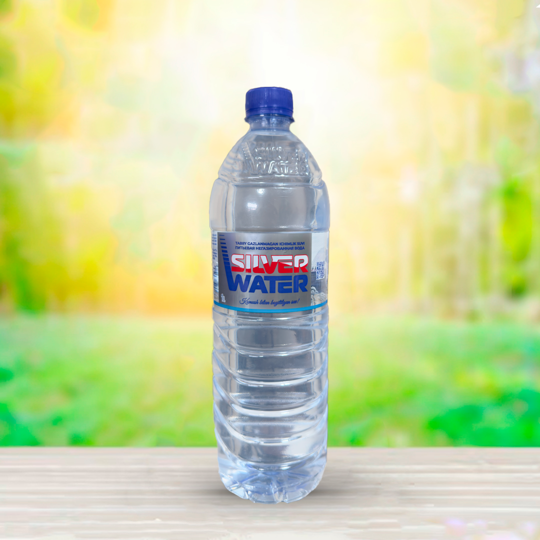 SilverWater 1 л (негазированная) TABIIY GAZLANMAGAN ICHIMLIK SUVI "NATURAL SPARKING DRINKING WATER"