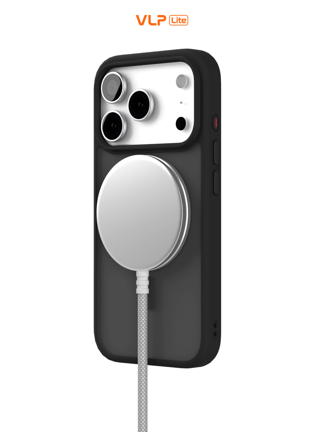 Чехол защитный VLP LITE Bloom Case с MagSafe для iPhone 17 Pro, черный — фото 1