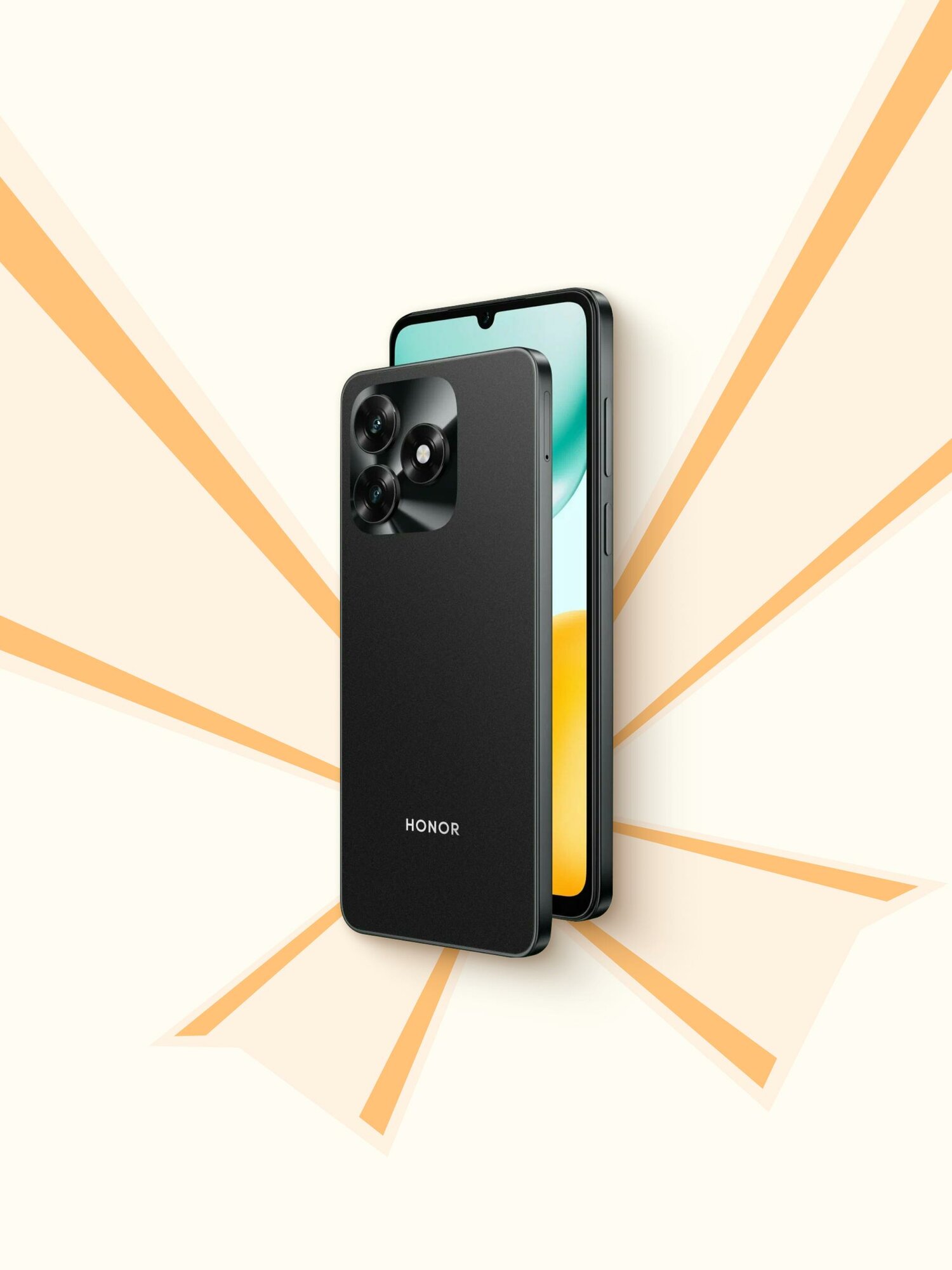 Смартфон HONOR X5c, 4/64GB, Черный, 5260 mАч, 6.74'. 90 Гц, 13 МП с ИИ функциями