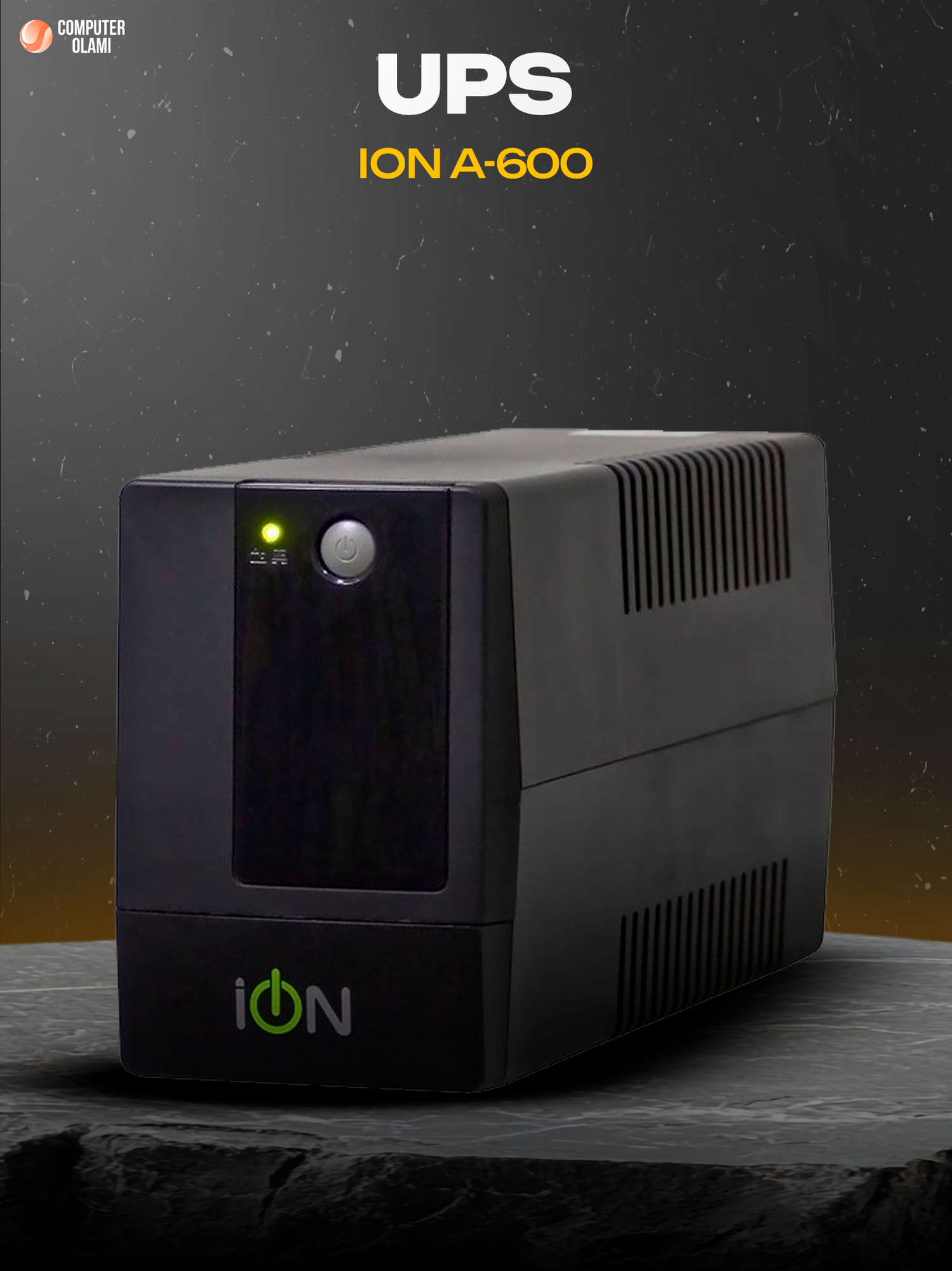 ION A-600 — ИБП мощностью 600VA для защиты компьютера и офисной техники от отключений электроэнергии.