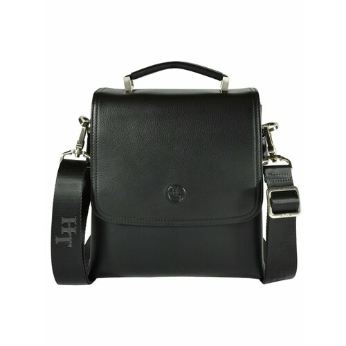 Сумка планшет H.T. 1983.8, фактура зернистая, черная