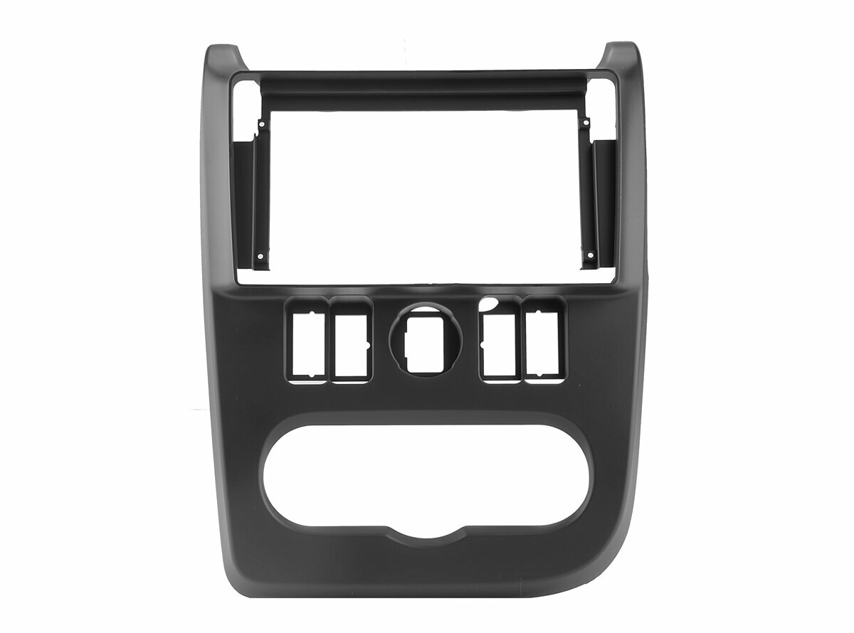 Рамка InCar для UMS LADA Largus 2012-2021, RENAULT Logan 2010-2014 BLACK, 9"