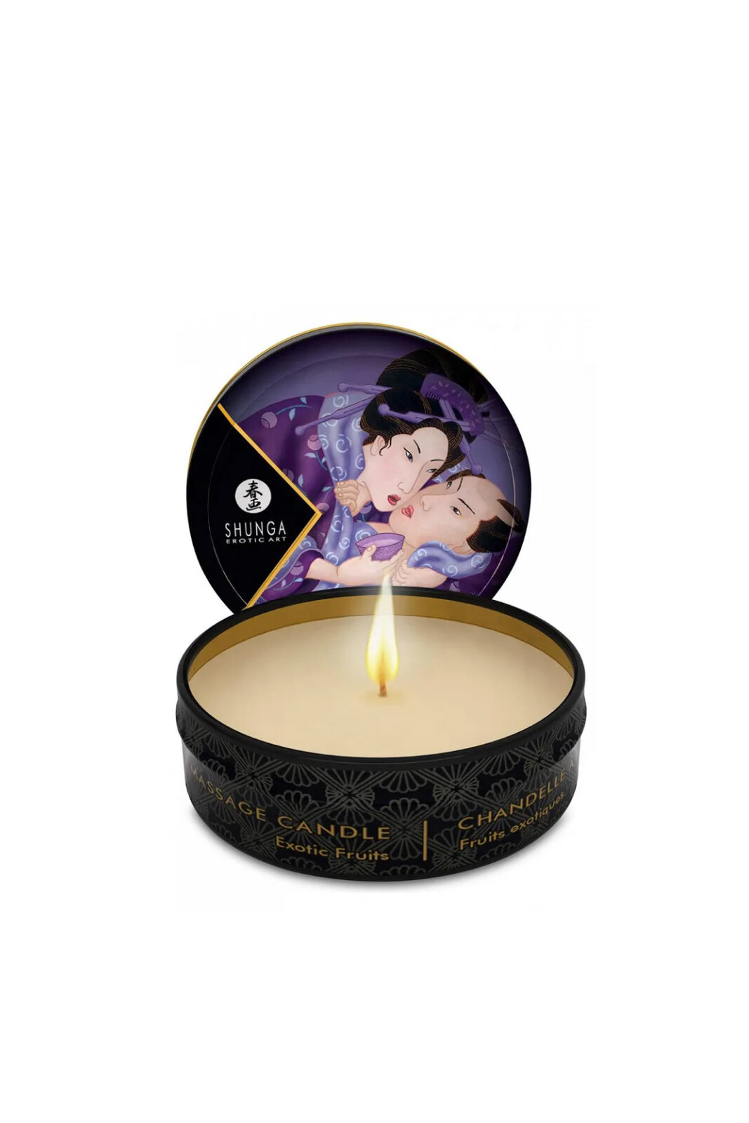 Массажное масло в виде свечи Shunga Exotic Fruits