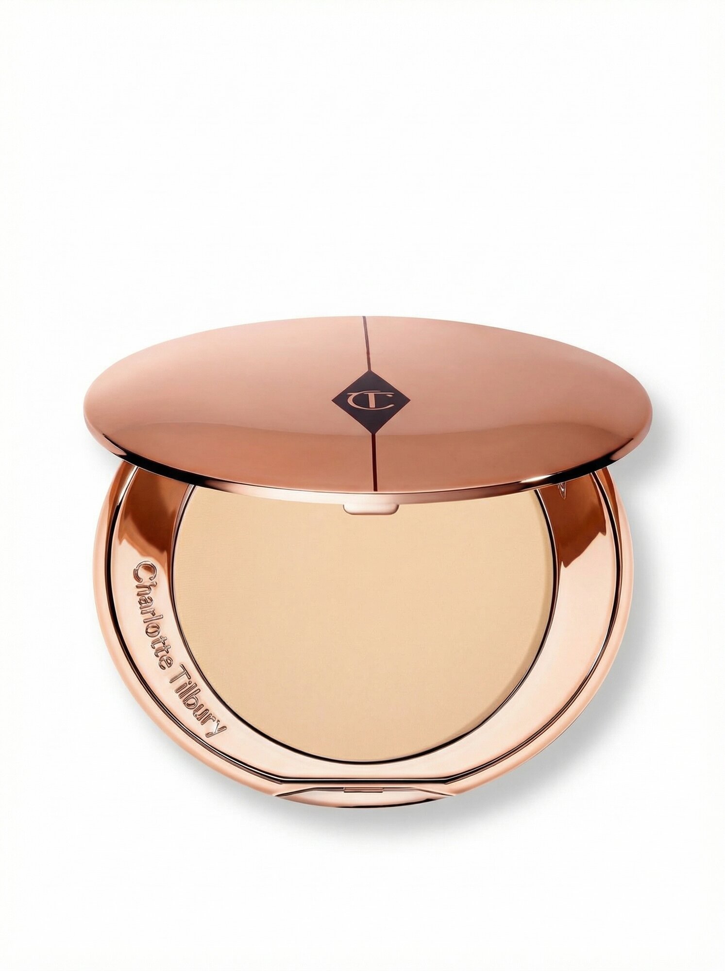 Charlotte Tilbury Компактная пудра Airbrush Flawless Finish, оттенок: 2 medium