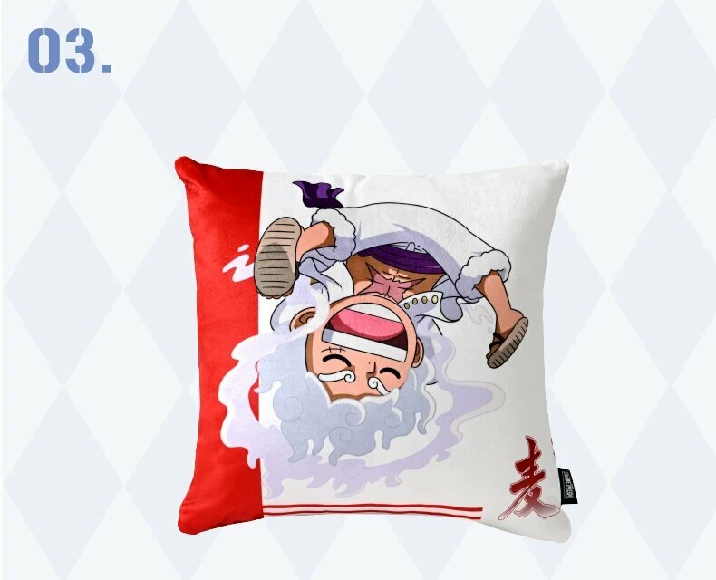 Официальная подушка-подушка One Piece Луффи 40x40 см красный для гостиной