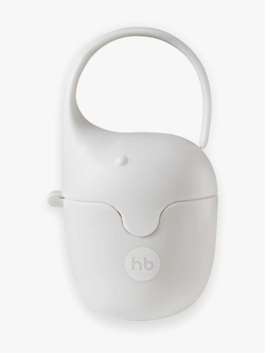 11019, Контейнер для пустышек Happy Baby, футляр для соски и пустышки, серая