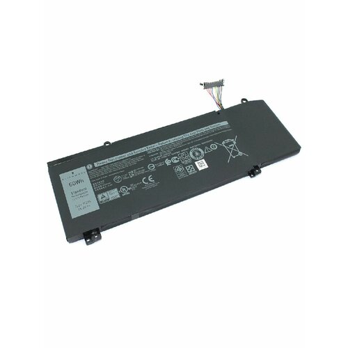 фото Аккумулятор 1f22n для dell g5 5590, g7 7790, alienware m15, m17 (60wh, 15.2v) mobparts