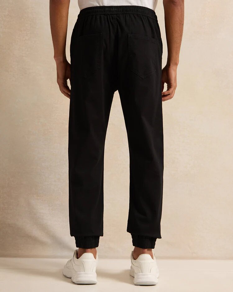 Брюки джоггеры REDTAG, размер M, черный — фото 1