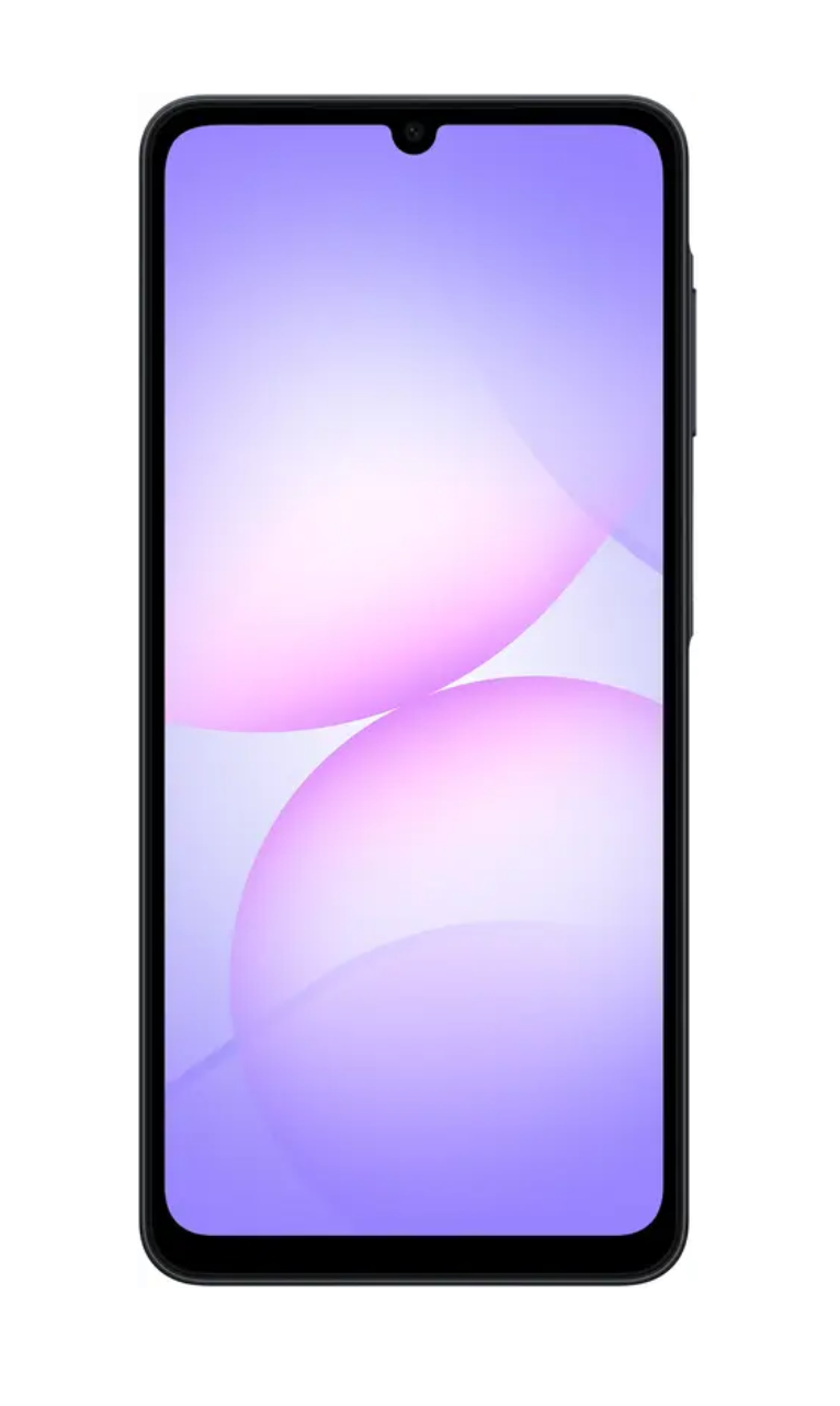 Смартфон Samsung Galaxy A07, 4/128 ГБ, Dual nano SIM, 6.7", 5000 мАч, черный — фото 1