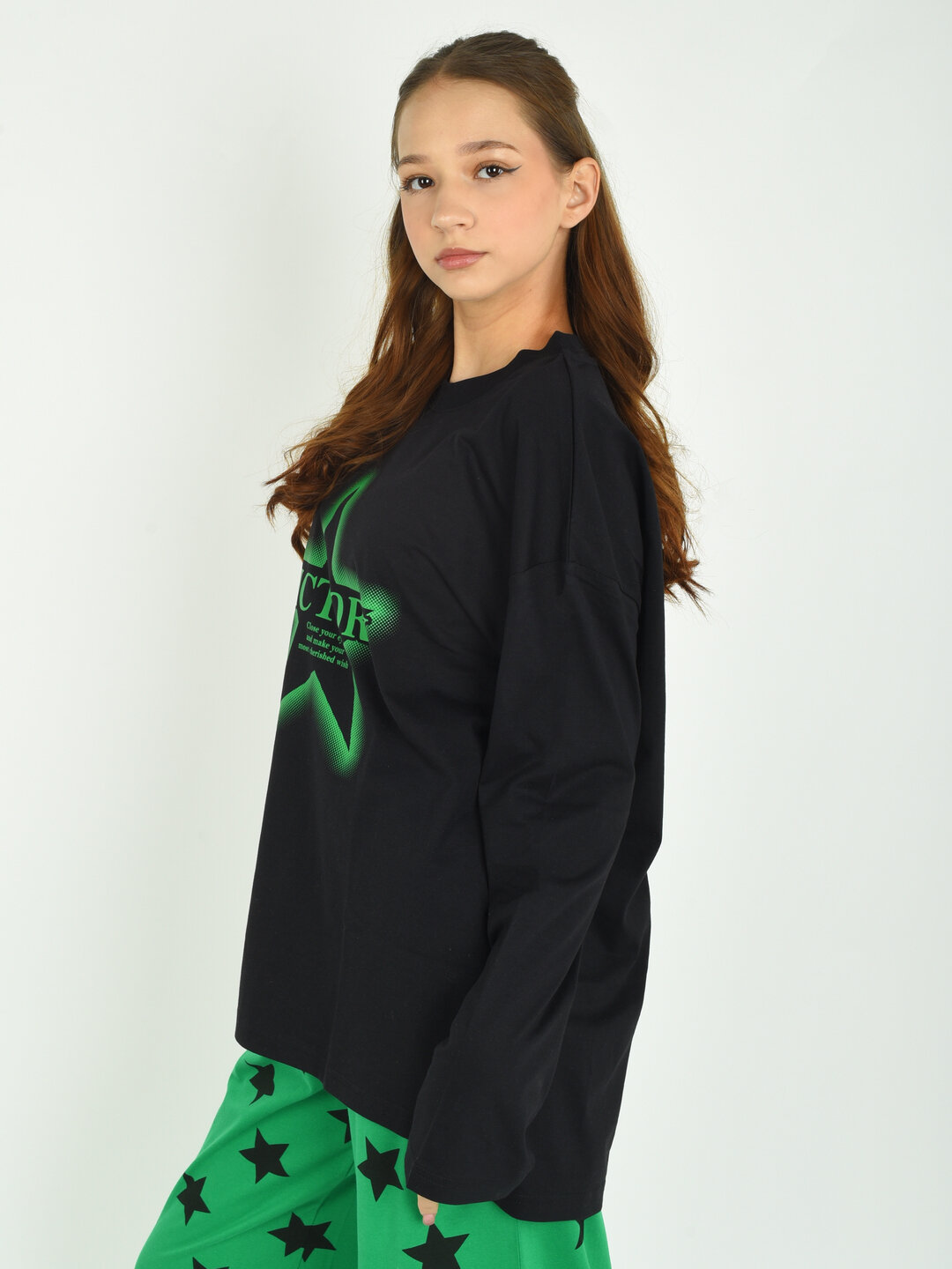 Пижама, размер 158, зеленый — фото 1