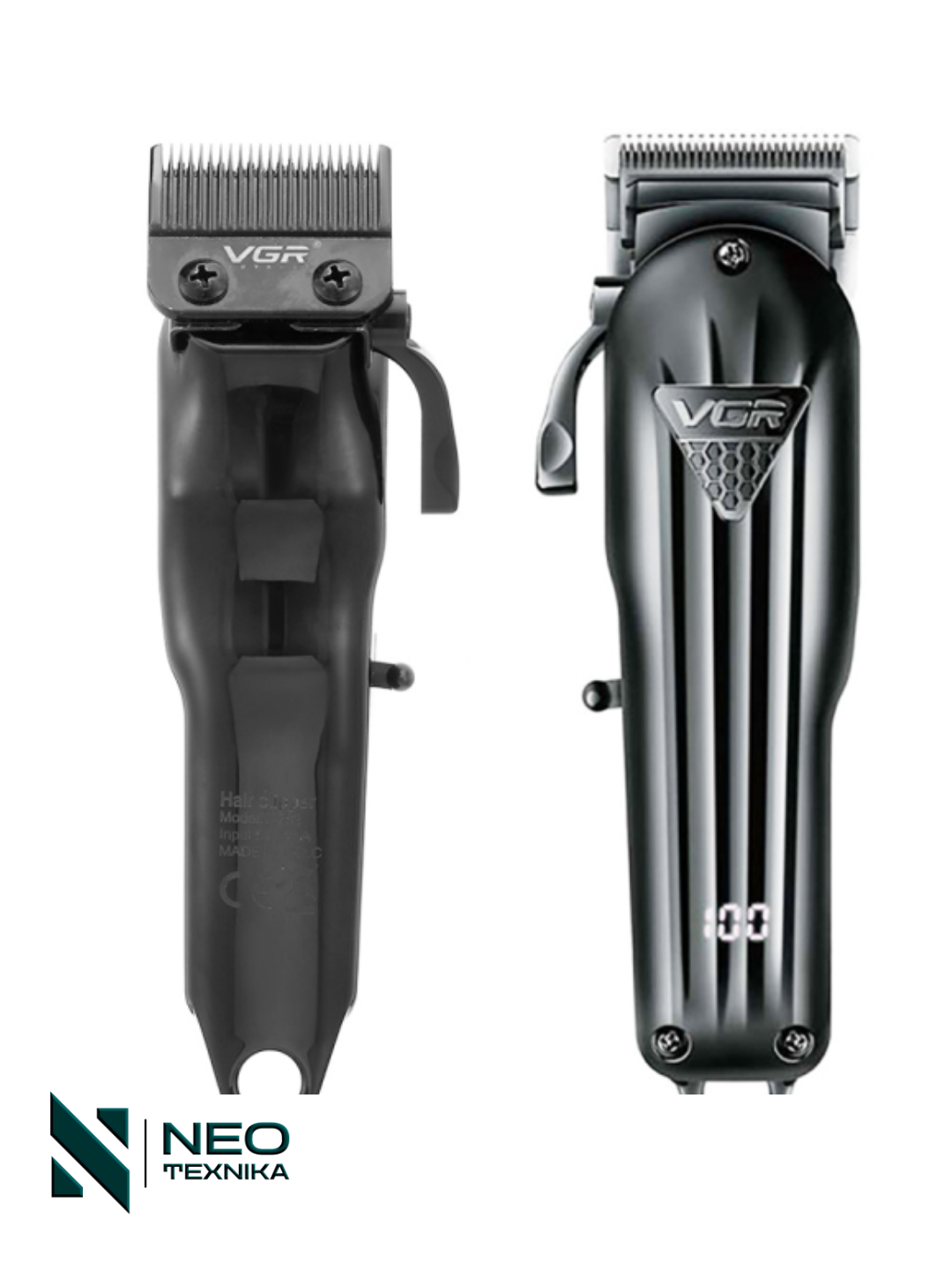 Машинка для стрижки VGR V-282, питание от USB, нержавеющая сталь — фото 1