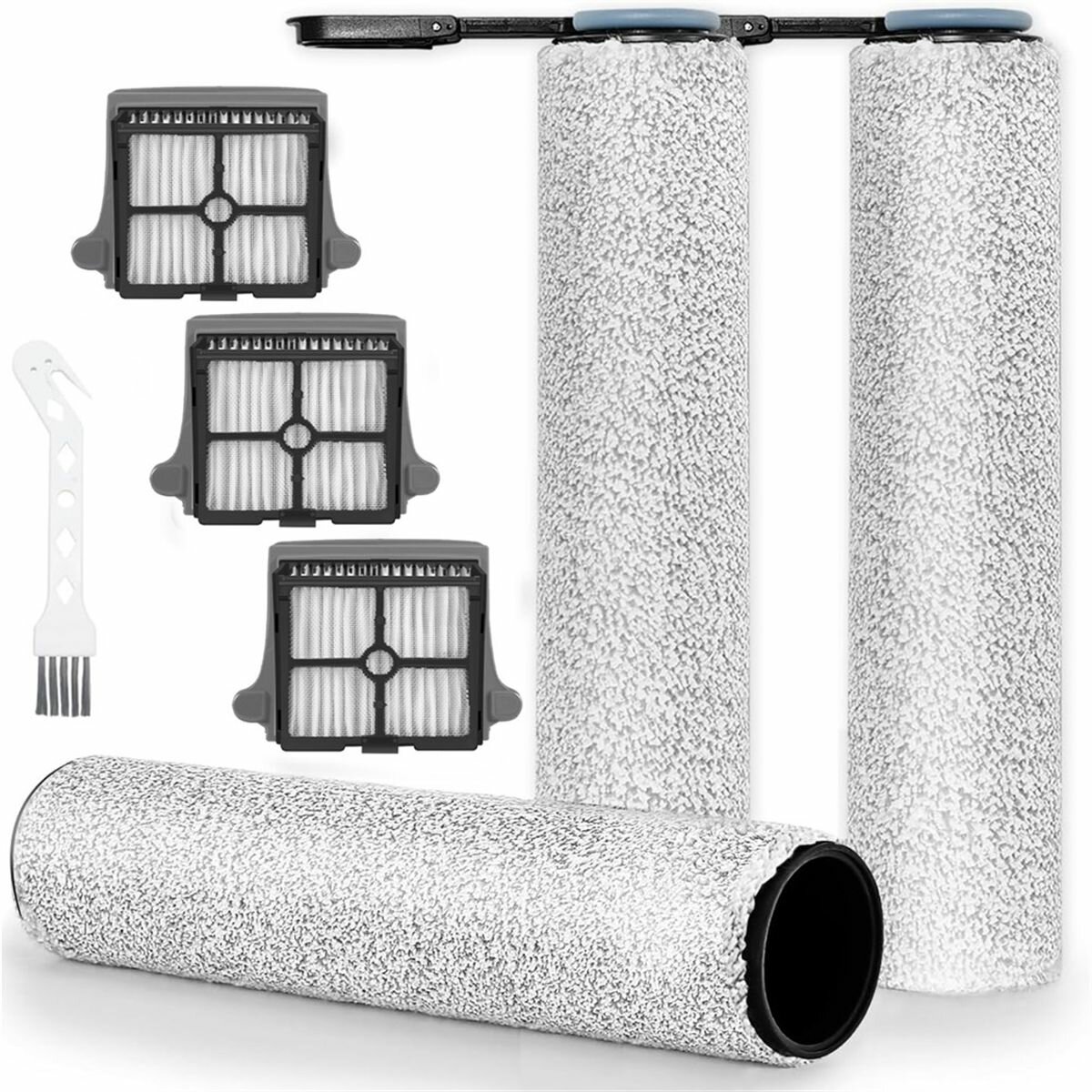 7 шт. Щеточный валик и фильтр для пылесоса Tineco Floor ONE Switch S7/S7 FlashDry Smart Wet Dry Vacuum Cleaner, запасные части