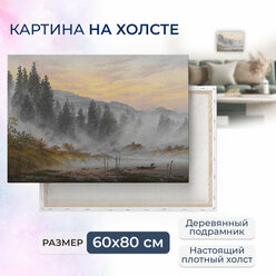 Картина на холсте, репродукция / Caspar David Friedrich / Каспар Давид Фридрих / Размер 60 x 80 см