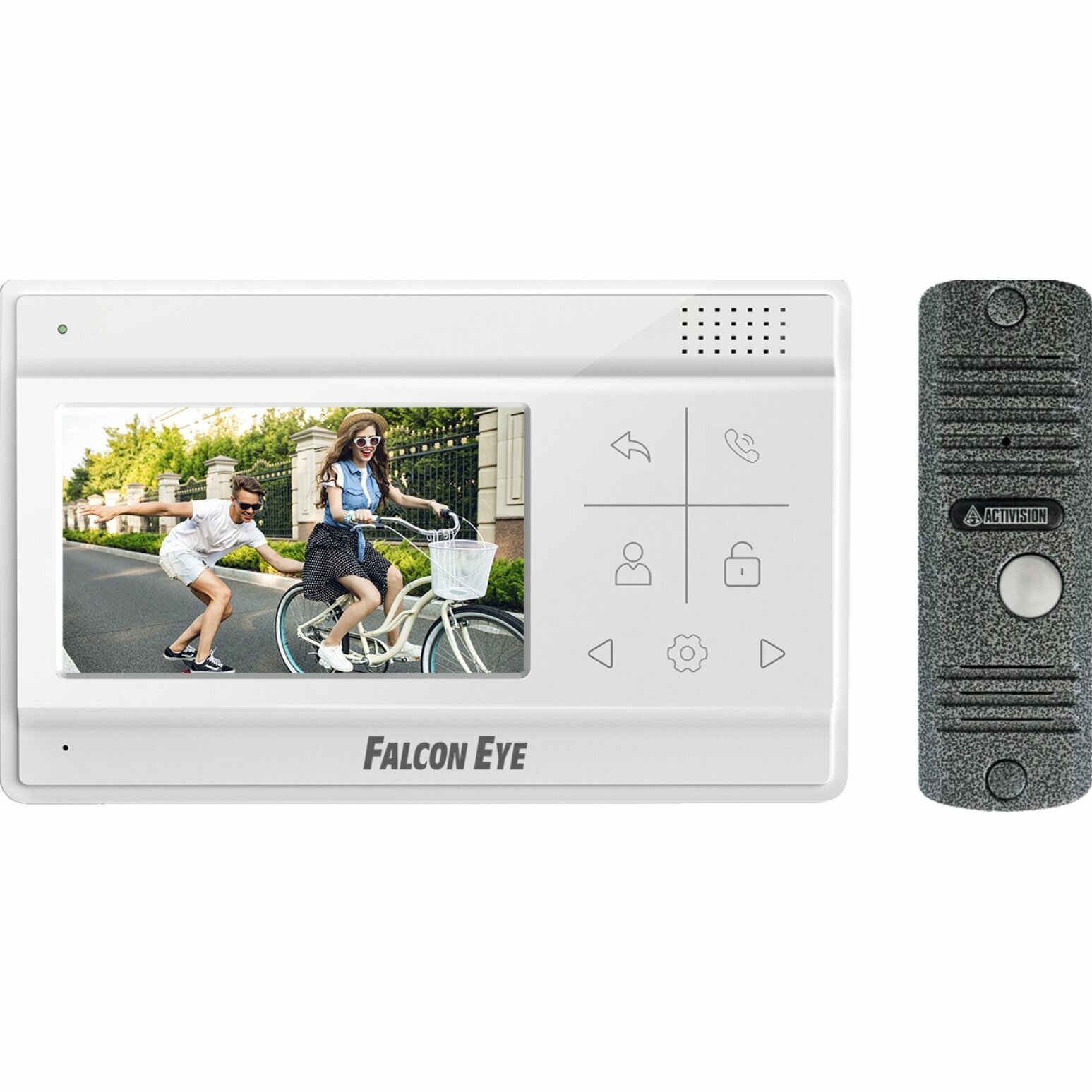 Falcon Eye Комплект домофона Falcon Eye Vela + AVC-305 PAL серый