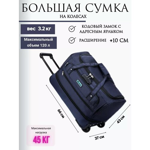 фото Сумка дорожная possess, синий