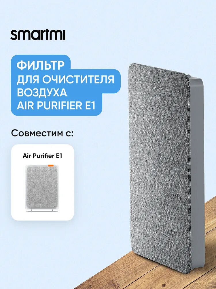 Сменный фильтр для очистителя воздуха Smartmi Air Purifier E1 , серый