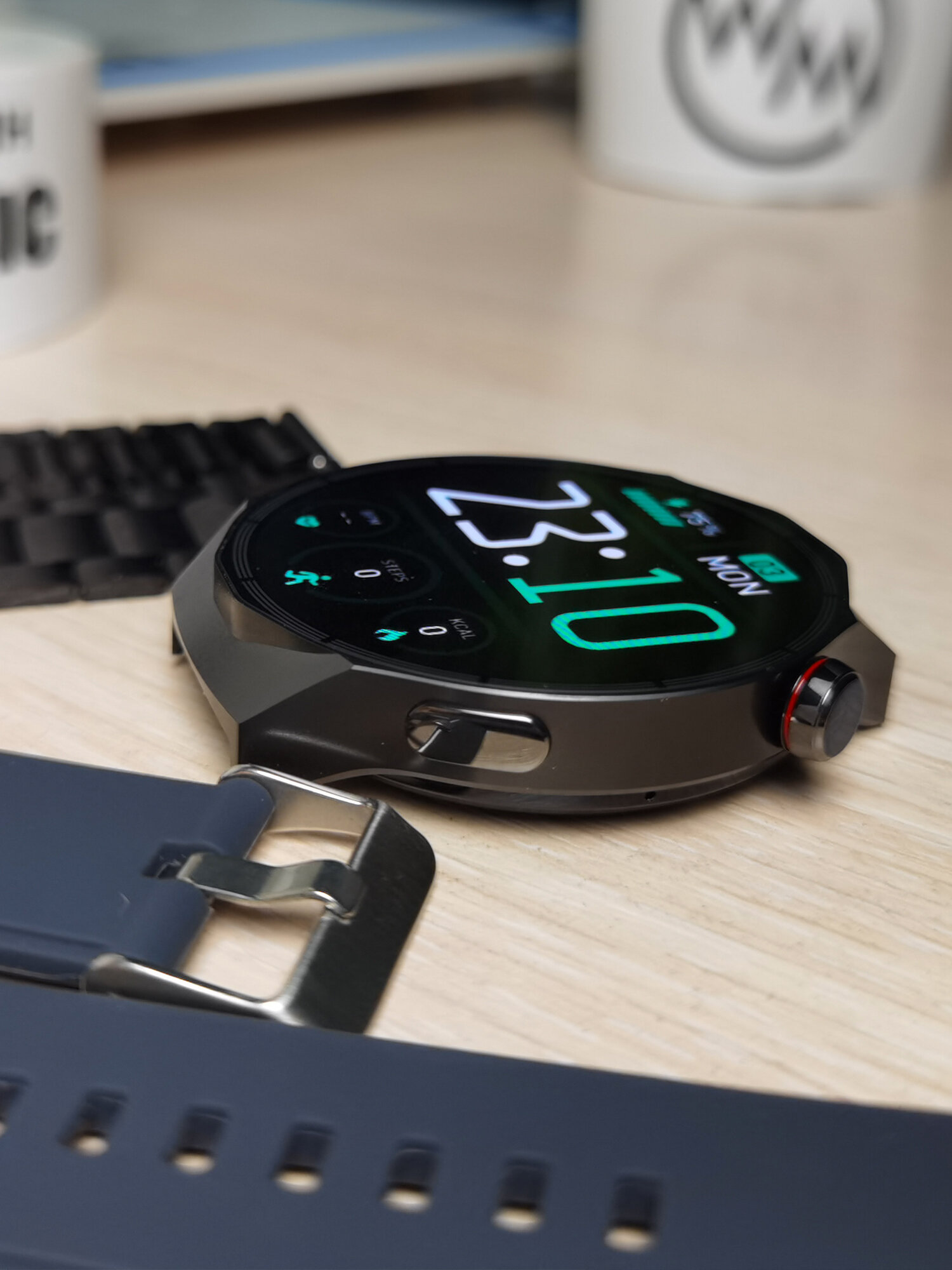 Смарт часы, Smart watch / Мужские, Женские / Умные часы, Круглые, с AMOLED экраном + 2 ремешка в подарок — фото 1