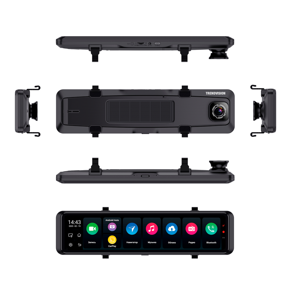 Видеорегистратор-зеркало TrendVision aMirror 15 Android UNIVERSE — фото 1