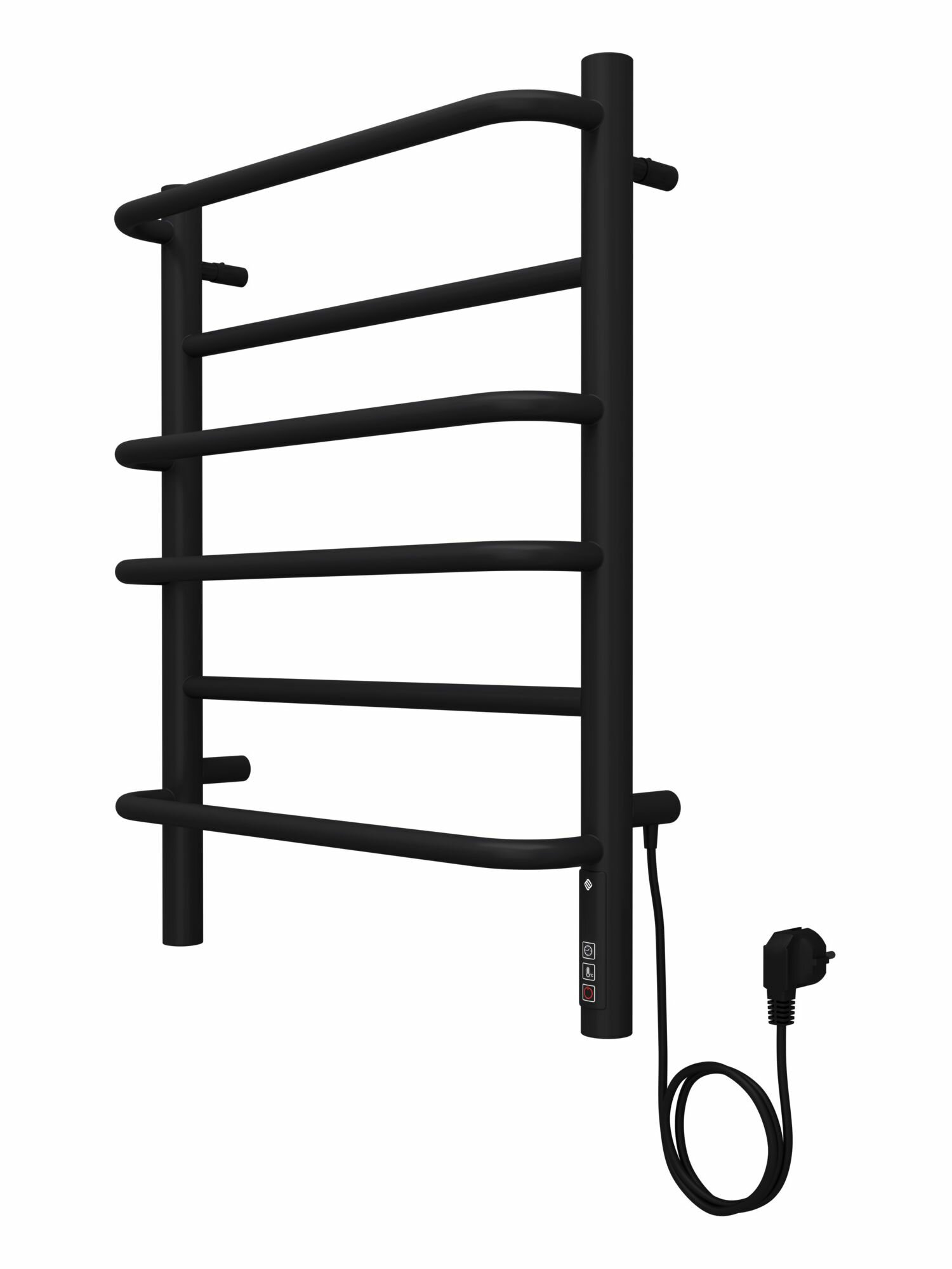 Полотенцесушитель TERMINUS Евромикс П6 (ШВ:482х600) электро диммер черный мат. 4670078557049