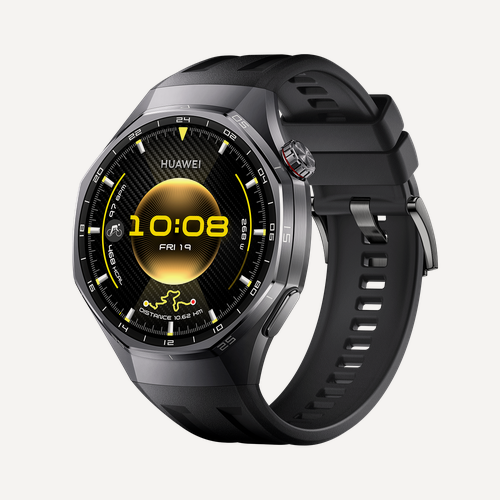 Изображение товара Смарт-часы HUAWEI Watch GT 6 Pro 46 мм, черный ремешок из фторэластомера (55020FWC)