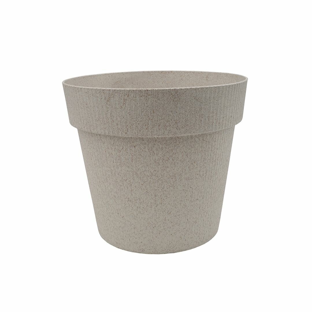 Пластиковый горшок со вставкой "Протея Эко", D 22, слоновая кость