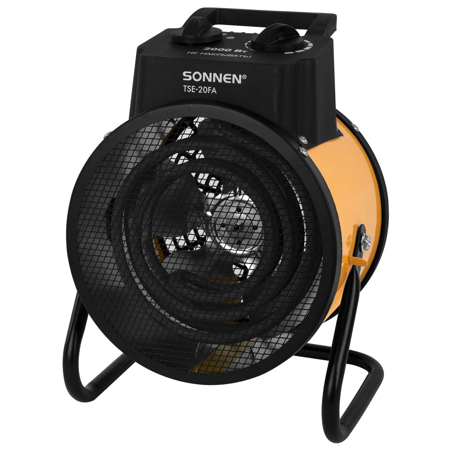 Тепловая пушка электрическа SONNEN TSE-20FA 2000 Вт ТЭН/спиральный нагревательный элемент 2 режима 456207