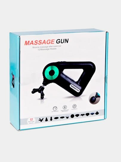 Электрический массажер, 12 в 1, универсальный, многофункциональный