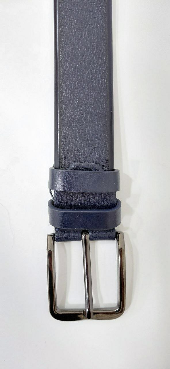 Ремень  для мальчиков и мужчин, размер 110, чернильный — фото 1