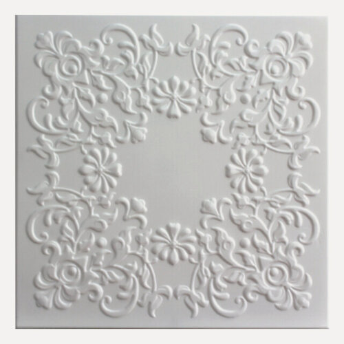 Изображение товара Солид потолочная плита экструдированная 50x50 см, 2 м², 8 шт, белая, арт. C2069