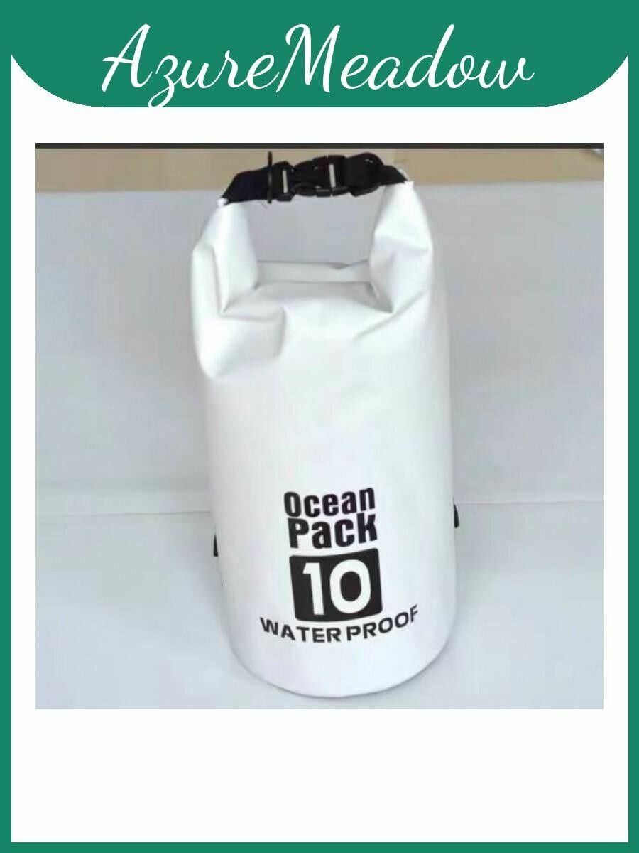 Водонепроницаемый pvc водяной мешок с логотипом для походов кемпинга и плавания outdoor gear белый 2л