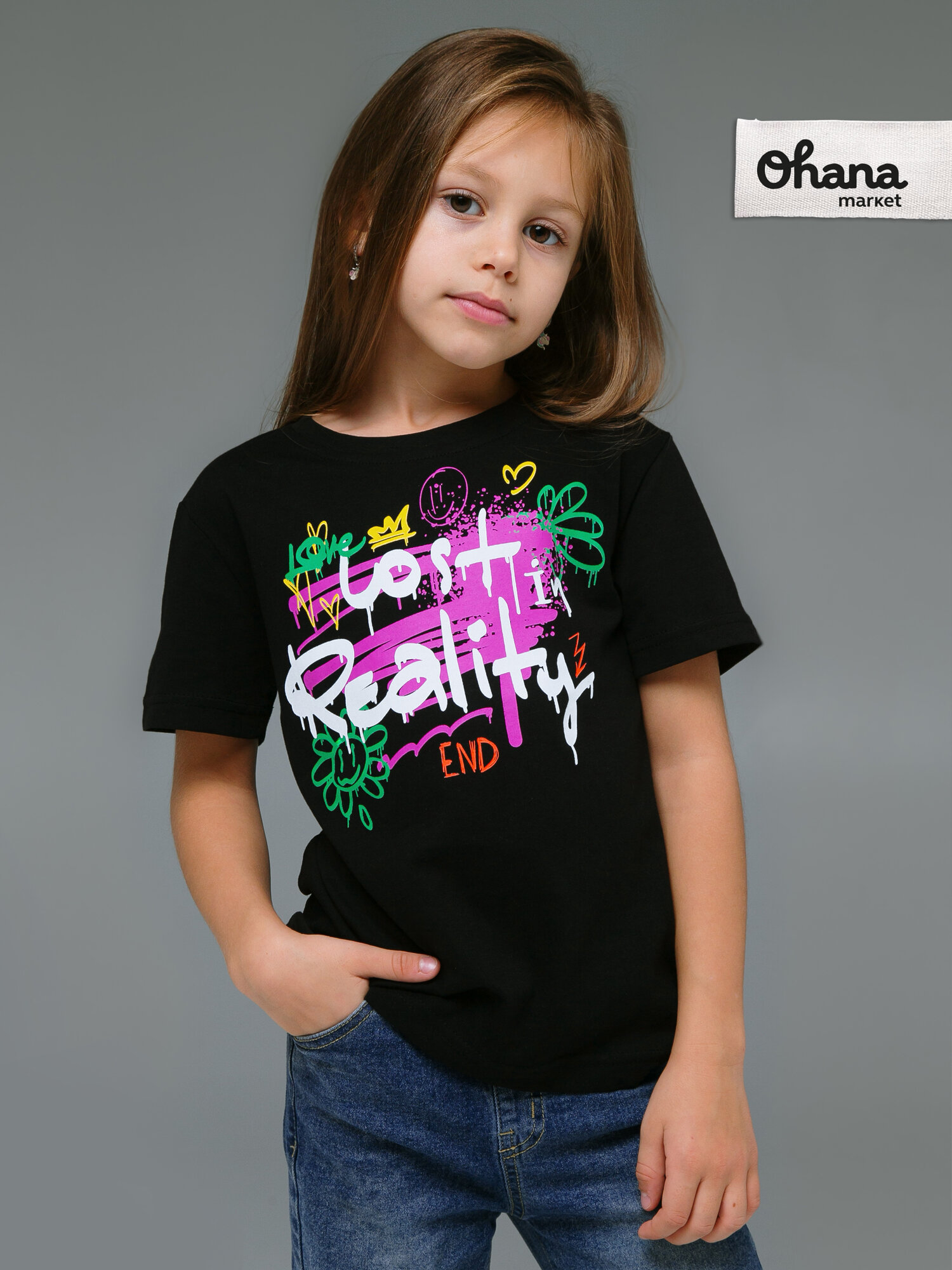 Футболка Ohana kids для физкультуры и детского сада размер 146